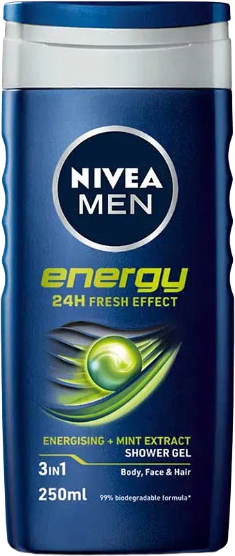 Duschgel Energy Shower Gel 250 ml NIVEA MEN