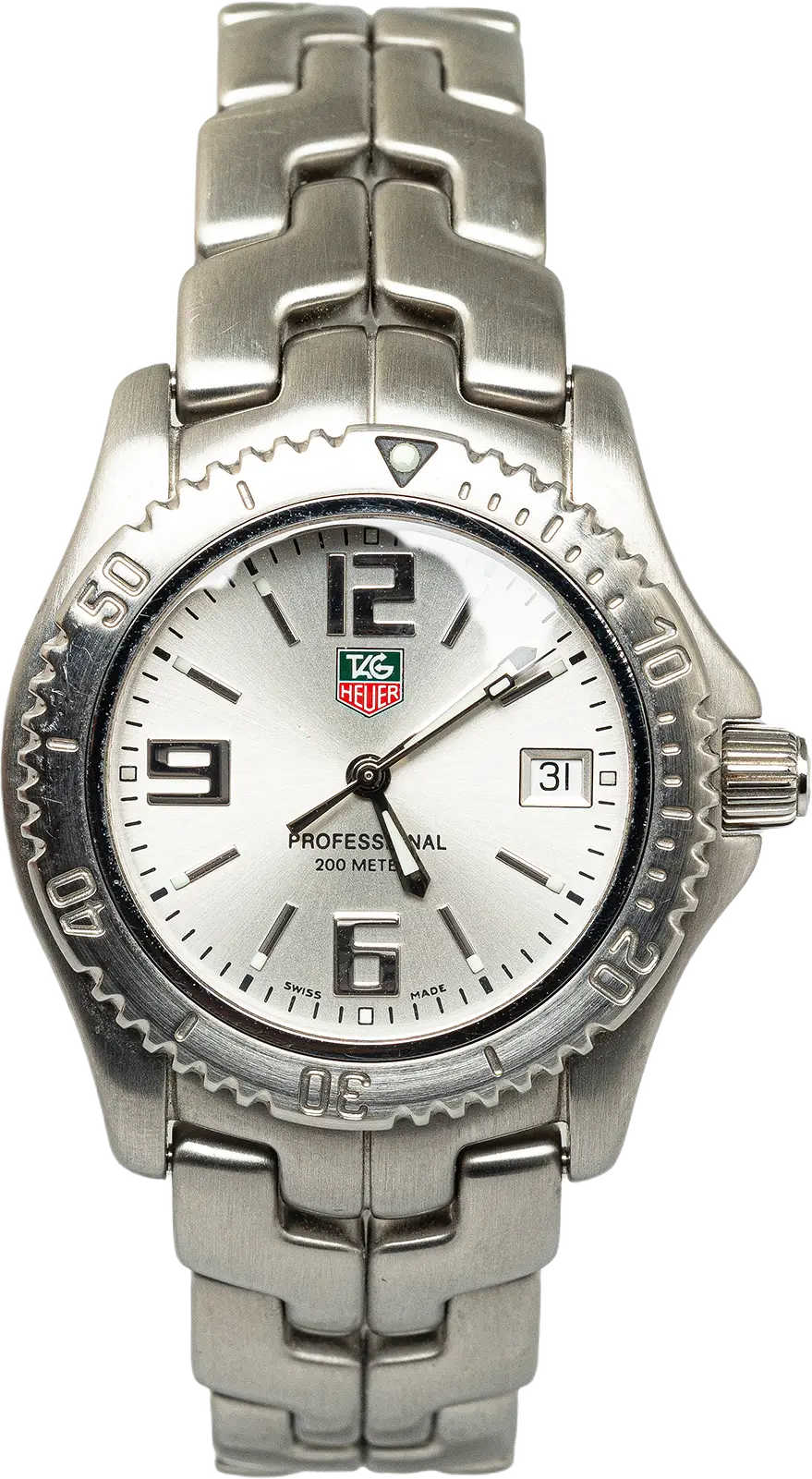 Tag Heuer Quartz Stainless Steel Professional Link Watch