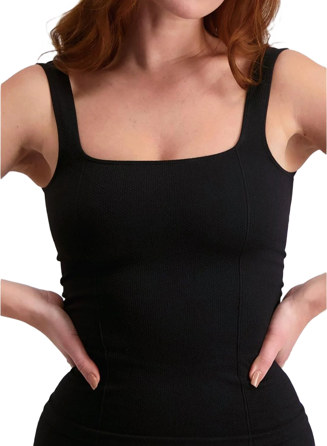 Black Luxe Seamless Singlet