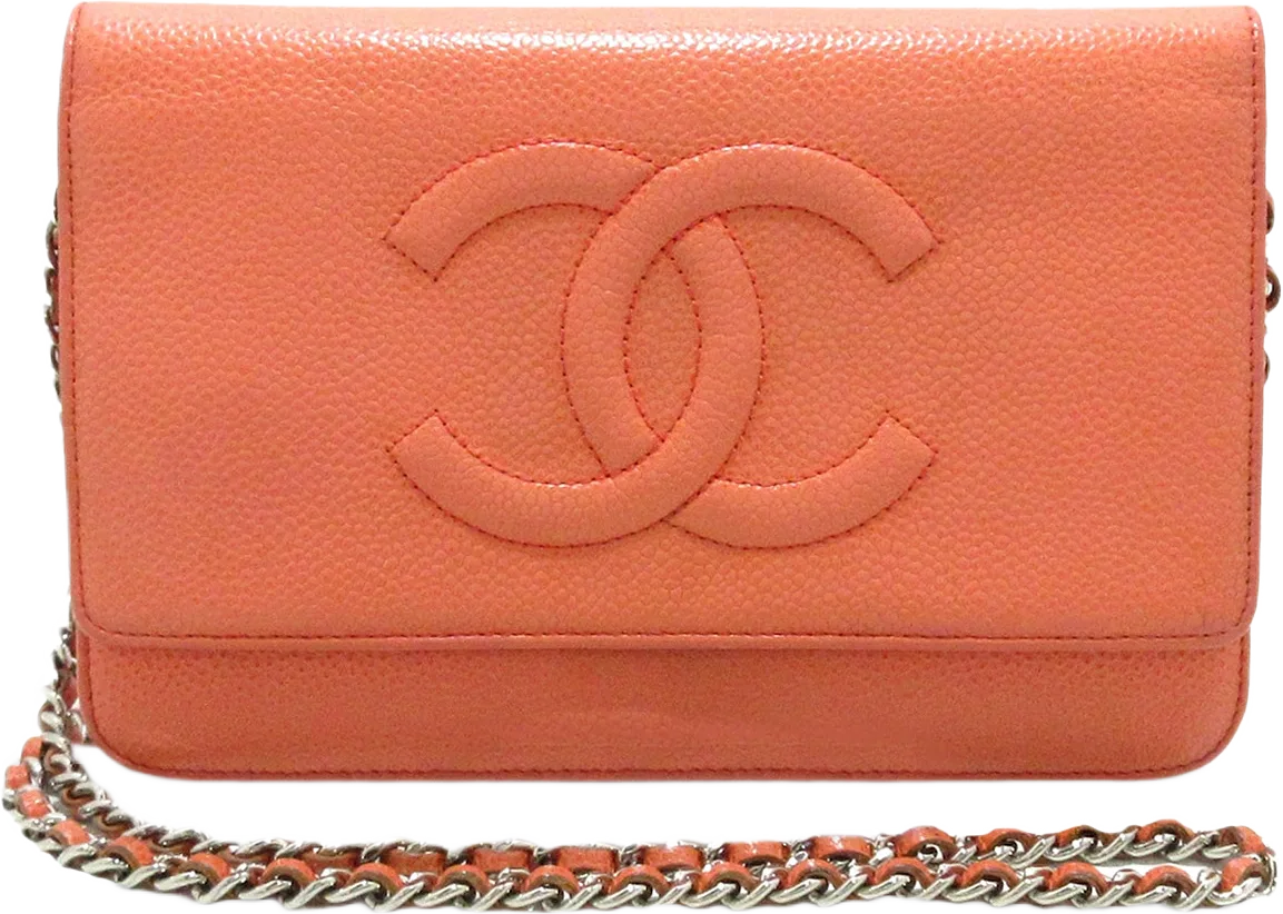 Chanel Cc Caviar Wallet On Chain