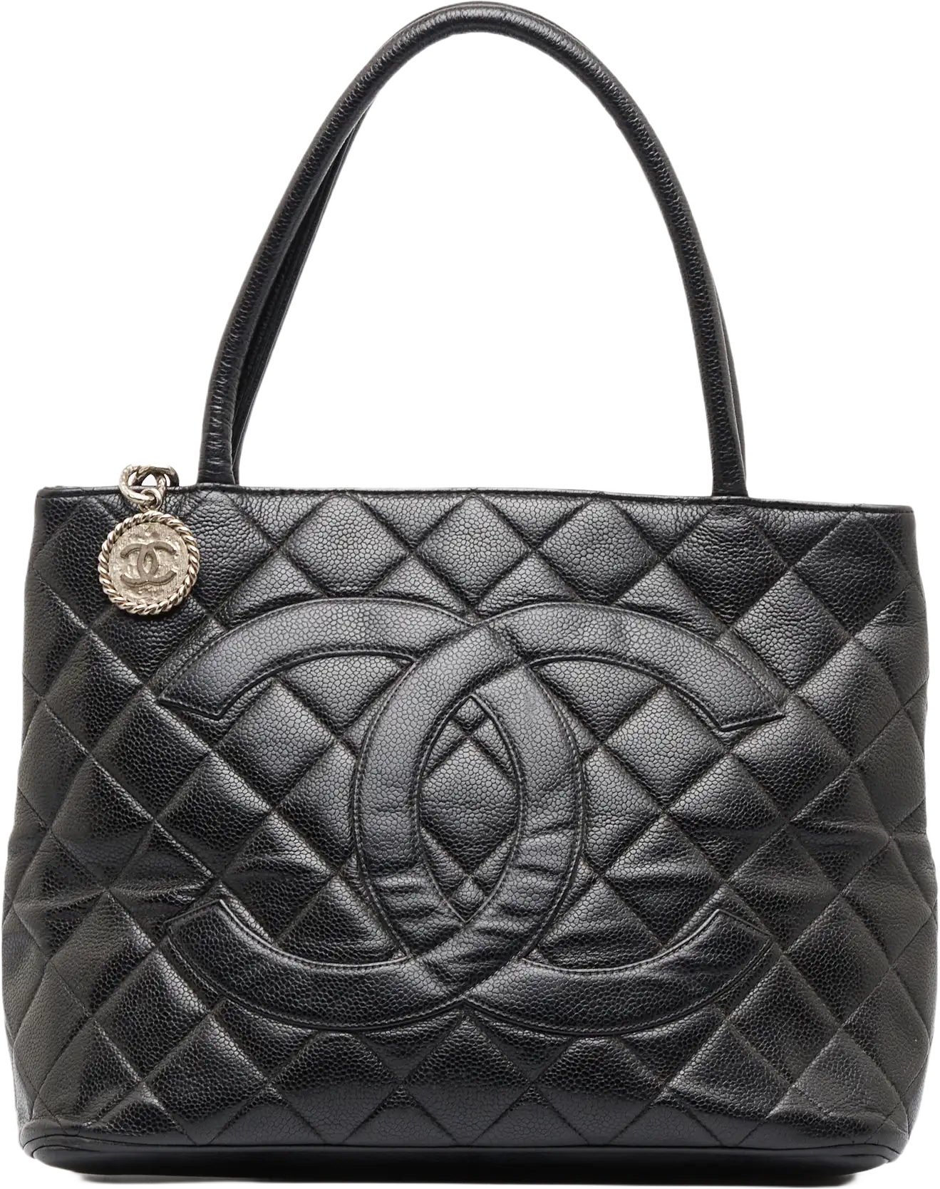 Chanel Caviar Medallion Tote Bag