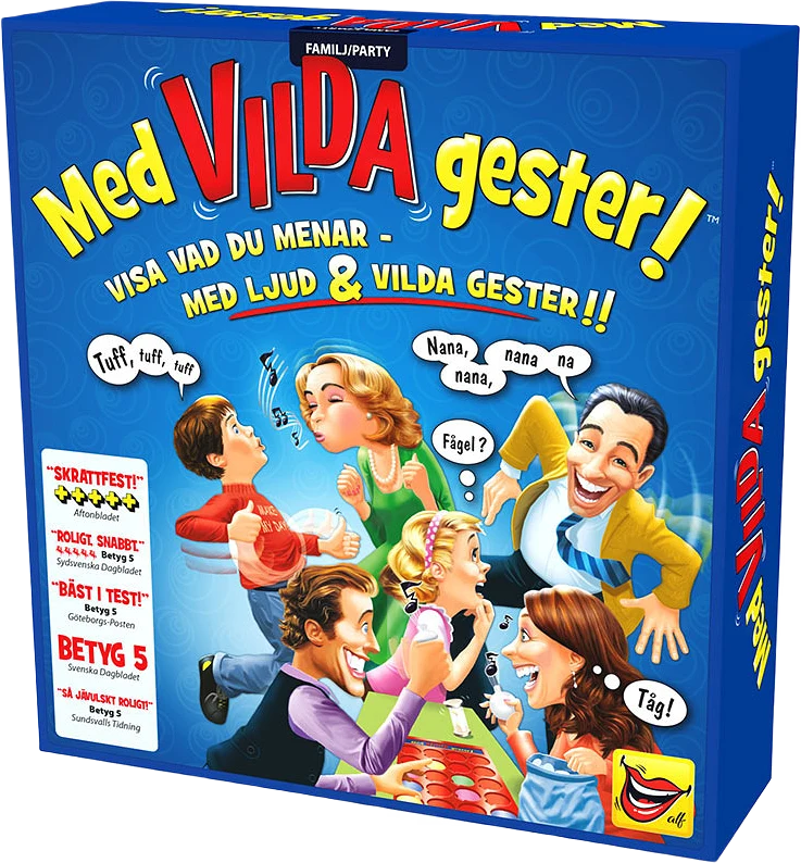 Med Vilda Gester Sällskapsspel