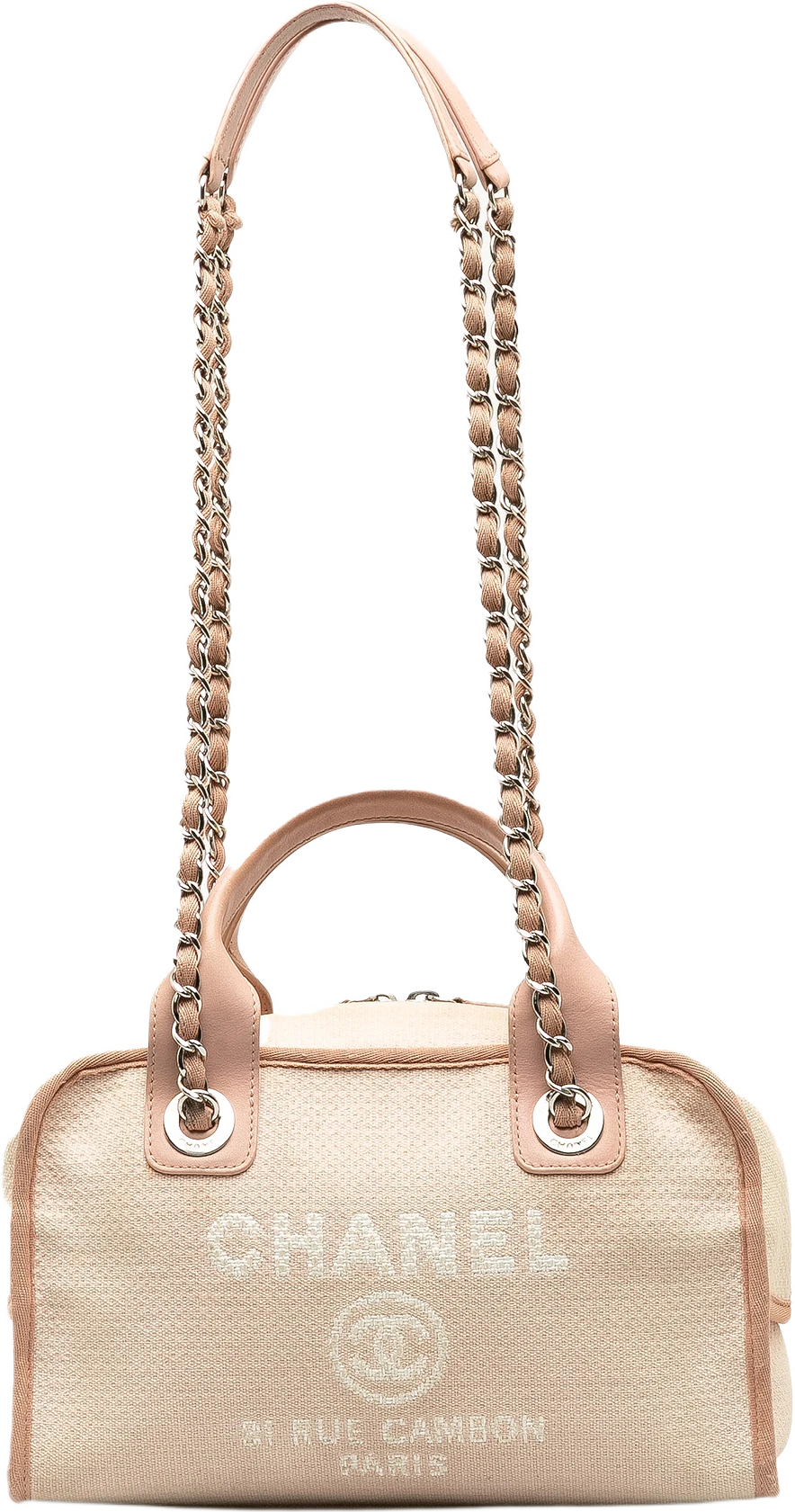 Chanel Small Deauville Bowling Satchel