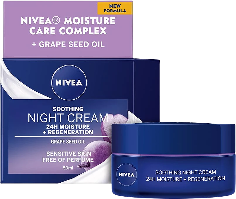 Nattkräm Soothing Night Cream 50 ml NIVEA