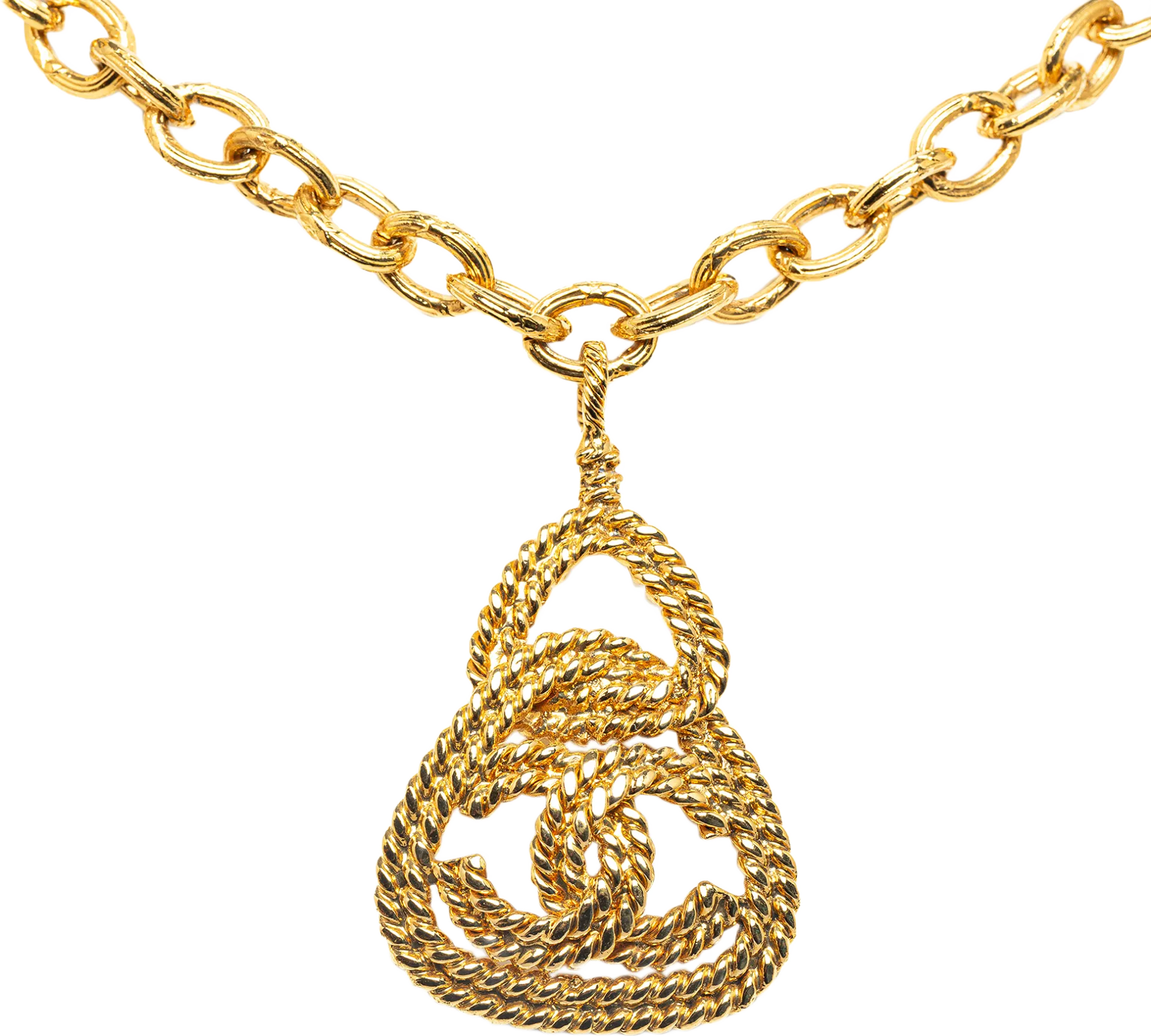 Chanel Cc Pendant Necklace