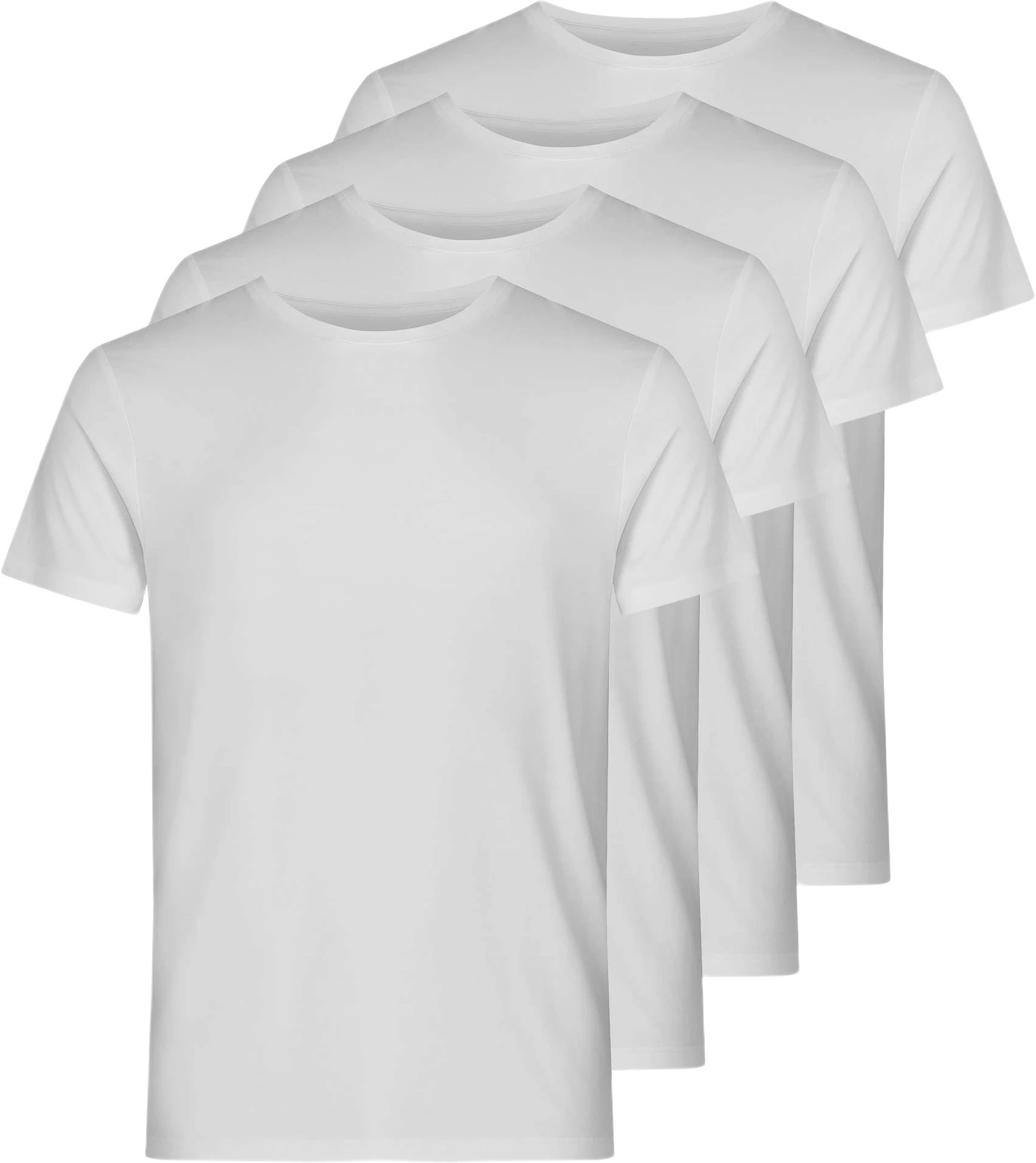 Bambu, T-shirt, 4-pack, Svart