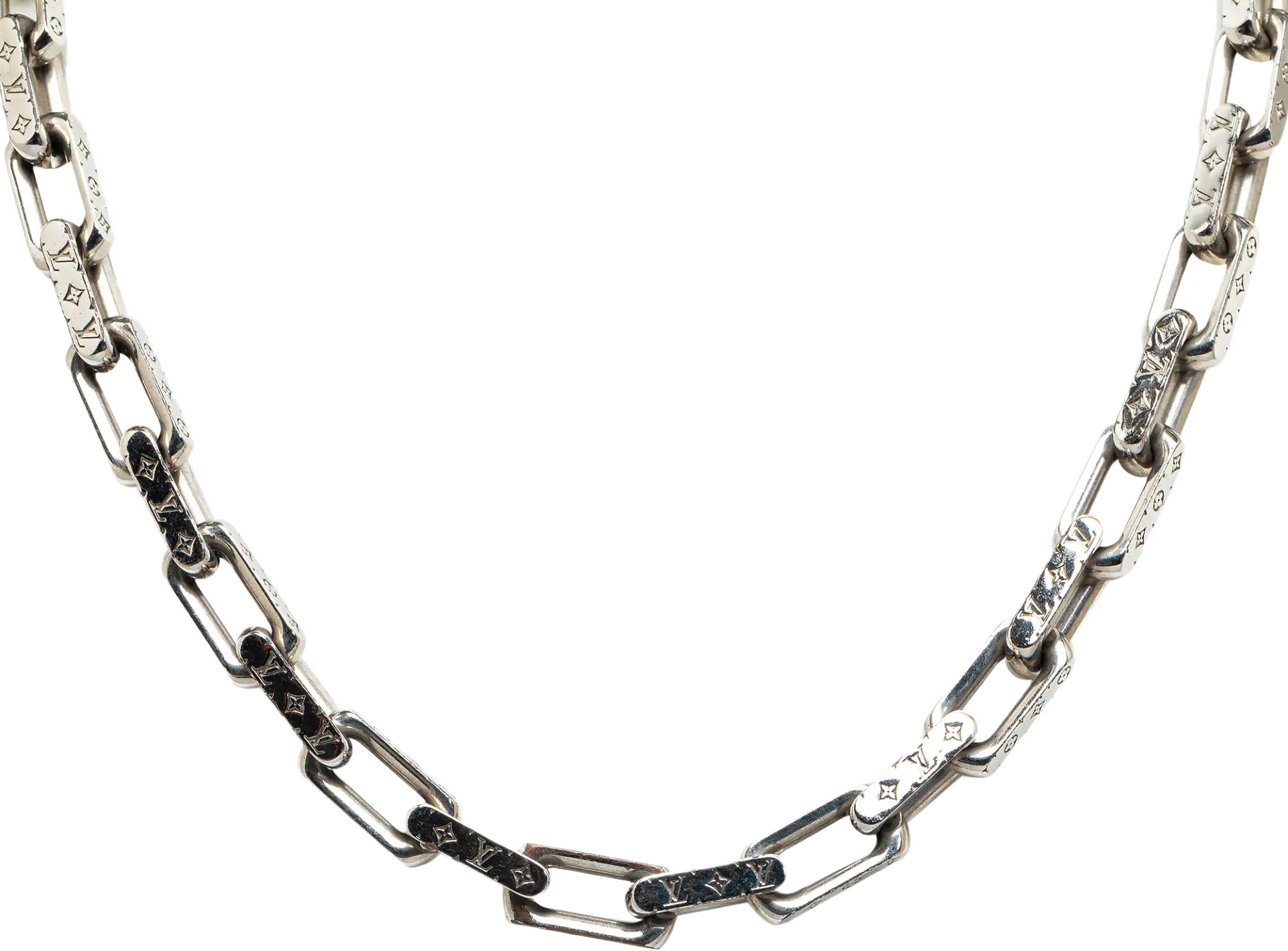 Louis Vuitton Monogram Chain Link Necklace