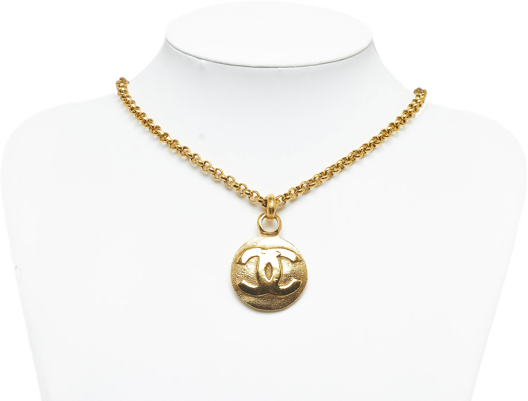Chanel Cc Pendant Necklace