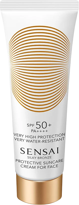 Silky Bronze Protective Cream Face SPF50+