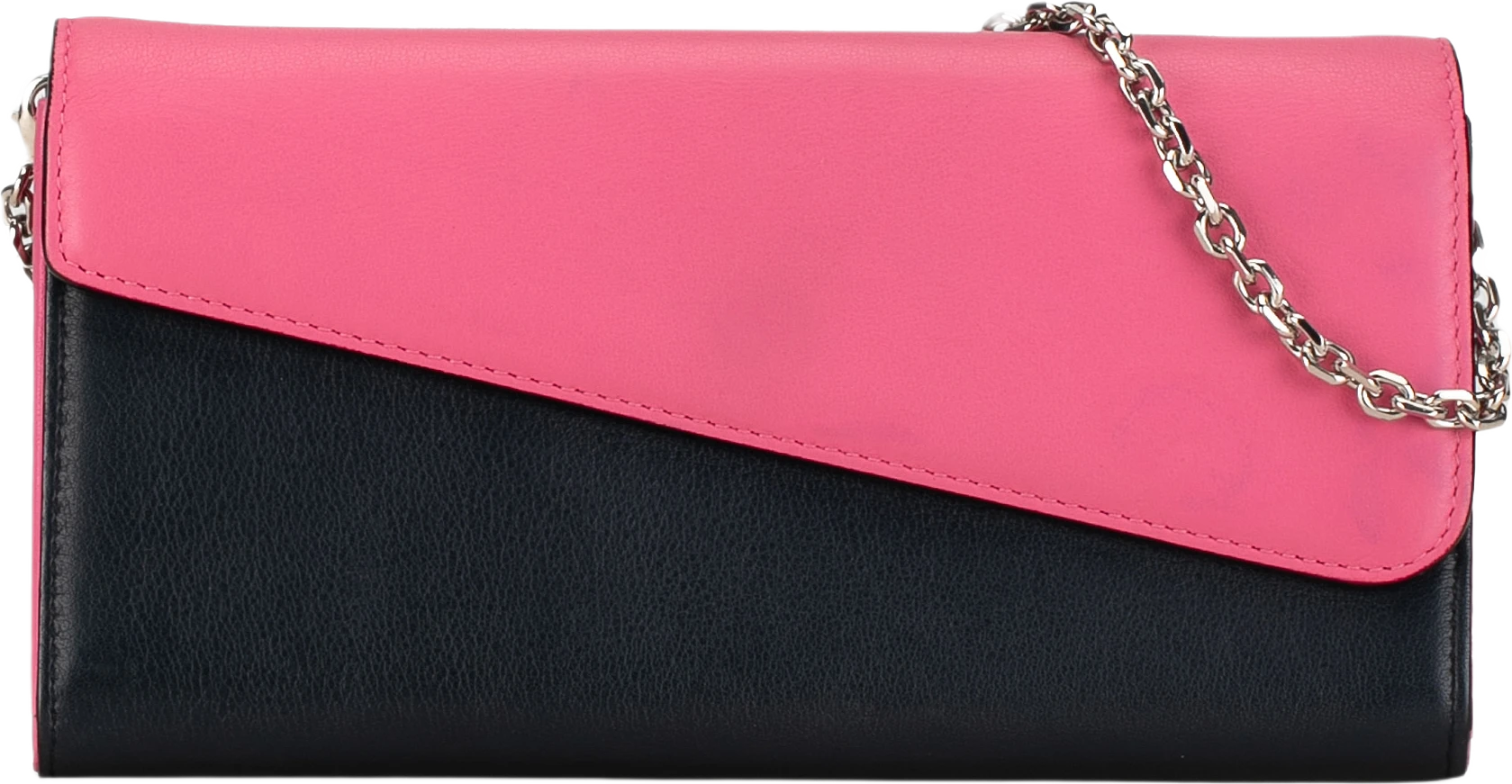 Dior Bicolor Calfskin Wallet On Chain