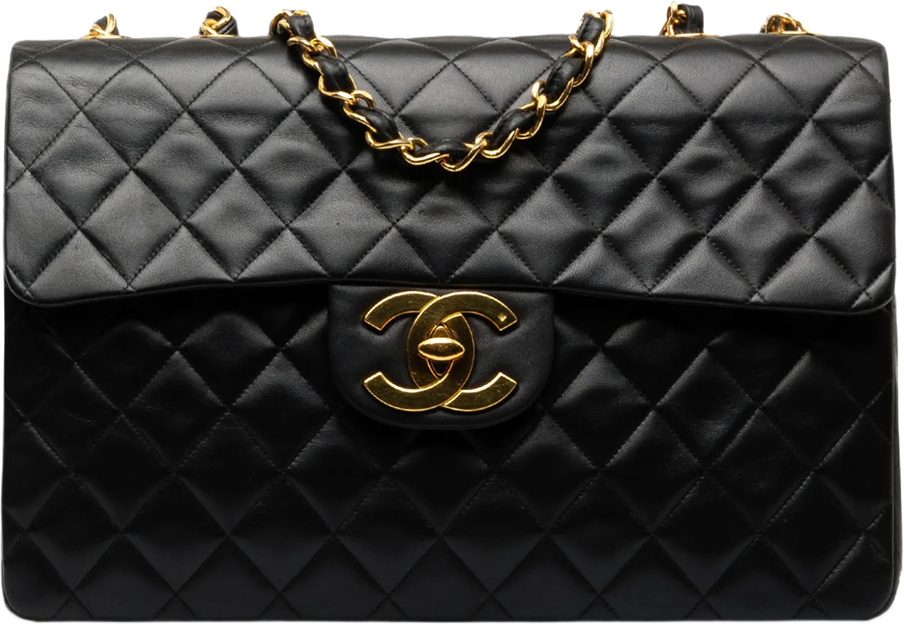 Chanel Maxi Xl Classic Lambskin Single Flap