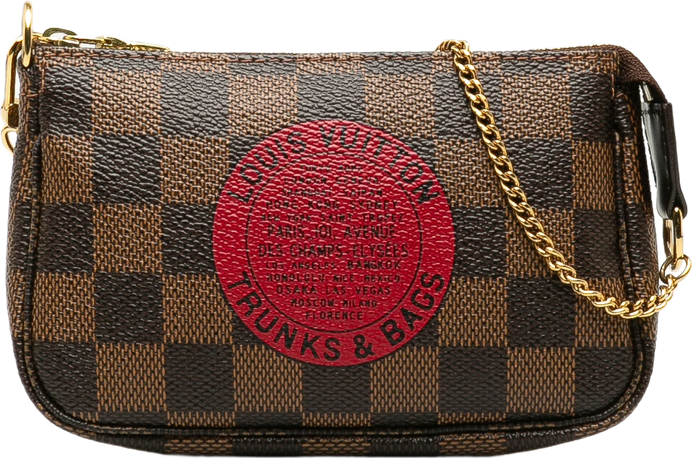 Louis Vuitton Damier Ebene Trunks And Bags Mini Pochette Accessoires