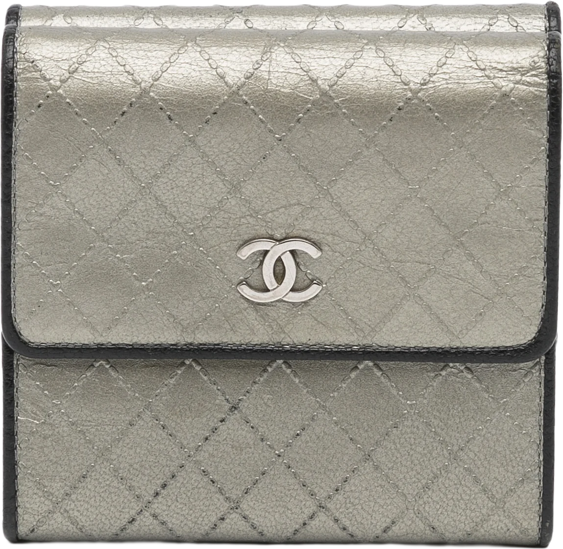 Chanel Cc Compact Trifold Wallet