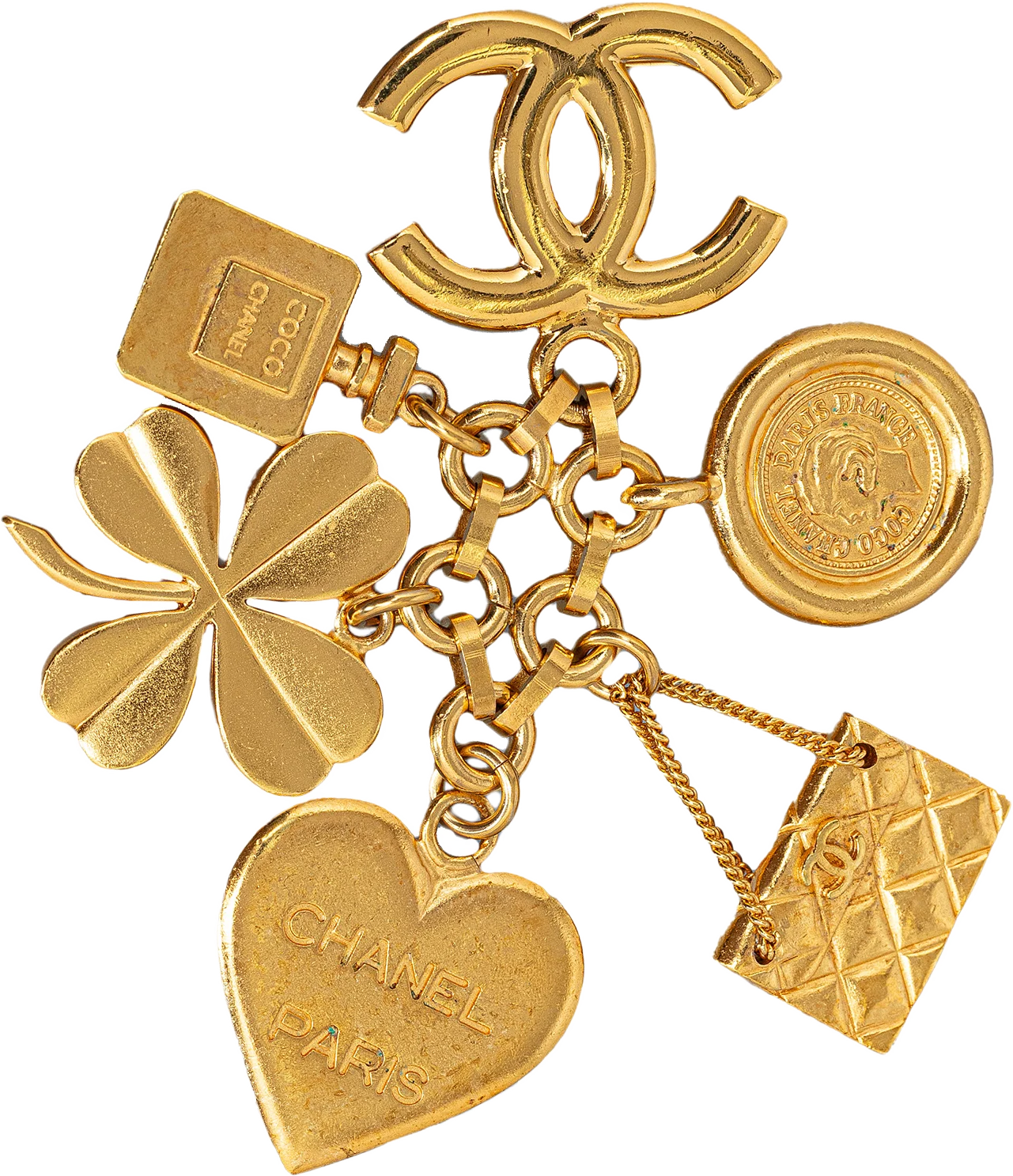 Chanel Icon Charms Pin Brooch