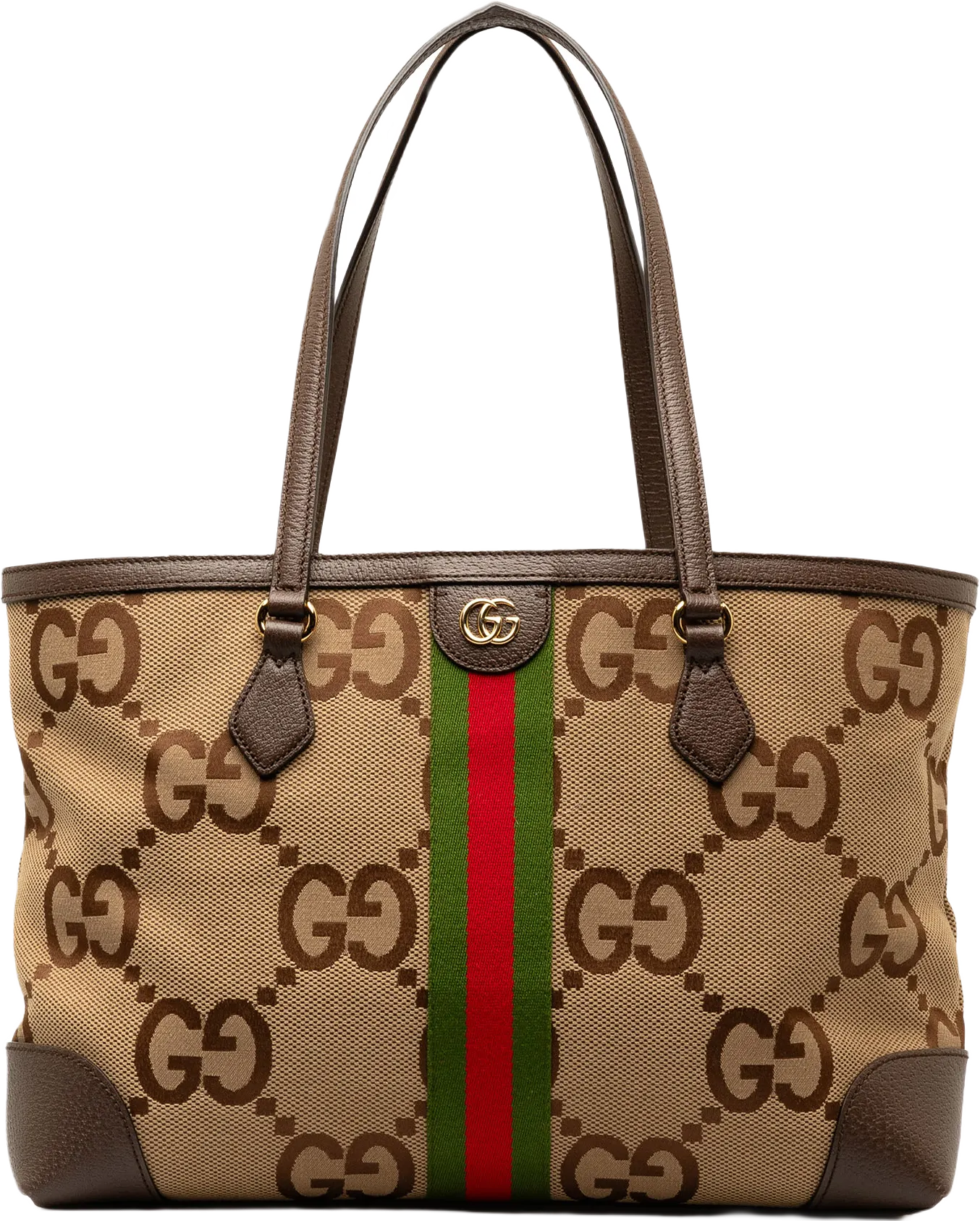 Gucci Jumbo Gg Canvas Ophidia Tote