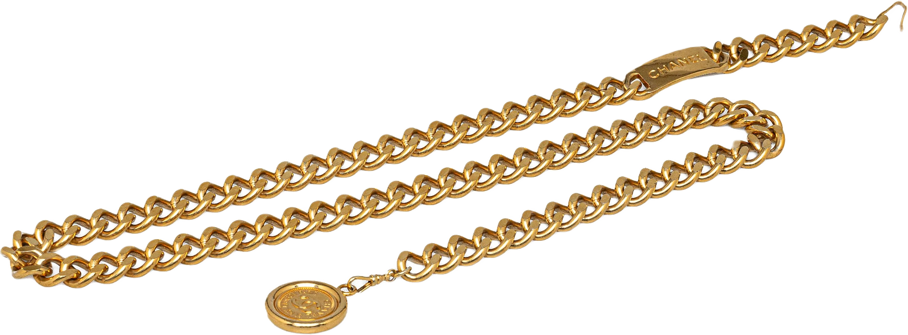 Chanel Medallion Chain-link Belt