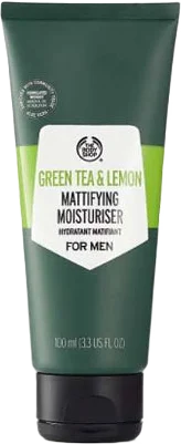 Green Tea and Lemon Mattifying Moisturiser For Men