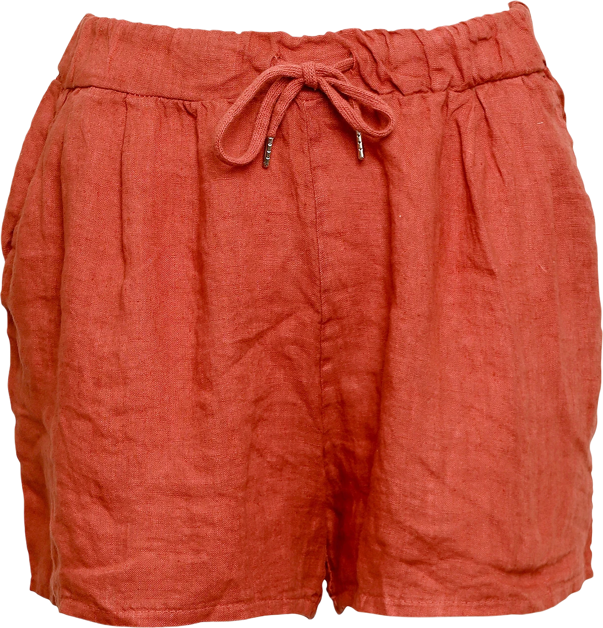 17691, Shorts, Linen - Dusty Pink