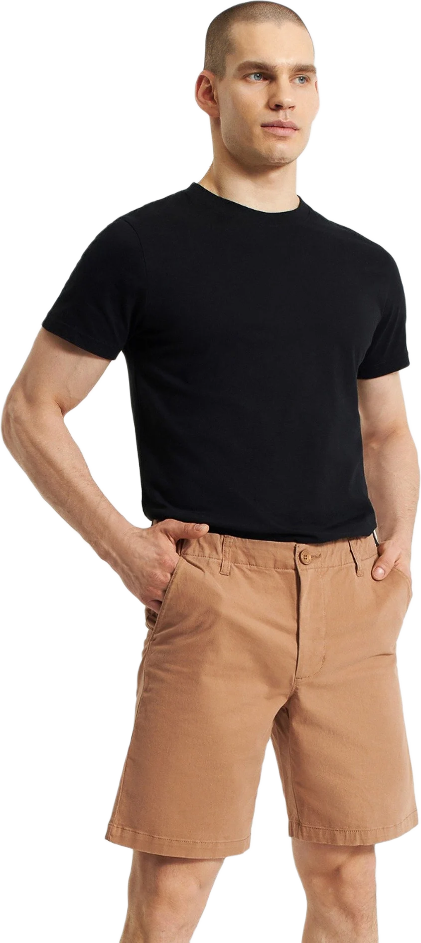 Chino Shorts Nacka Wood Brown