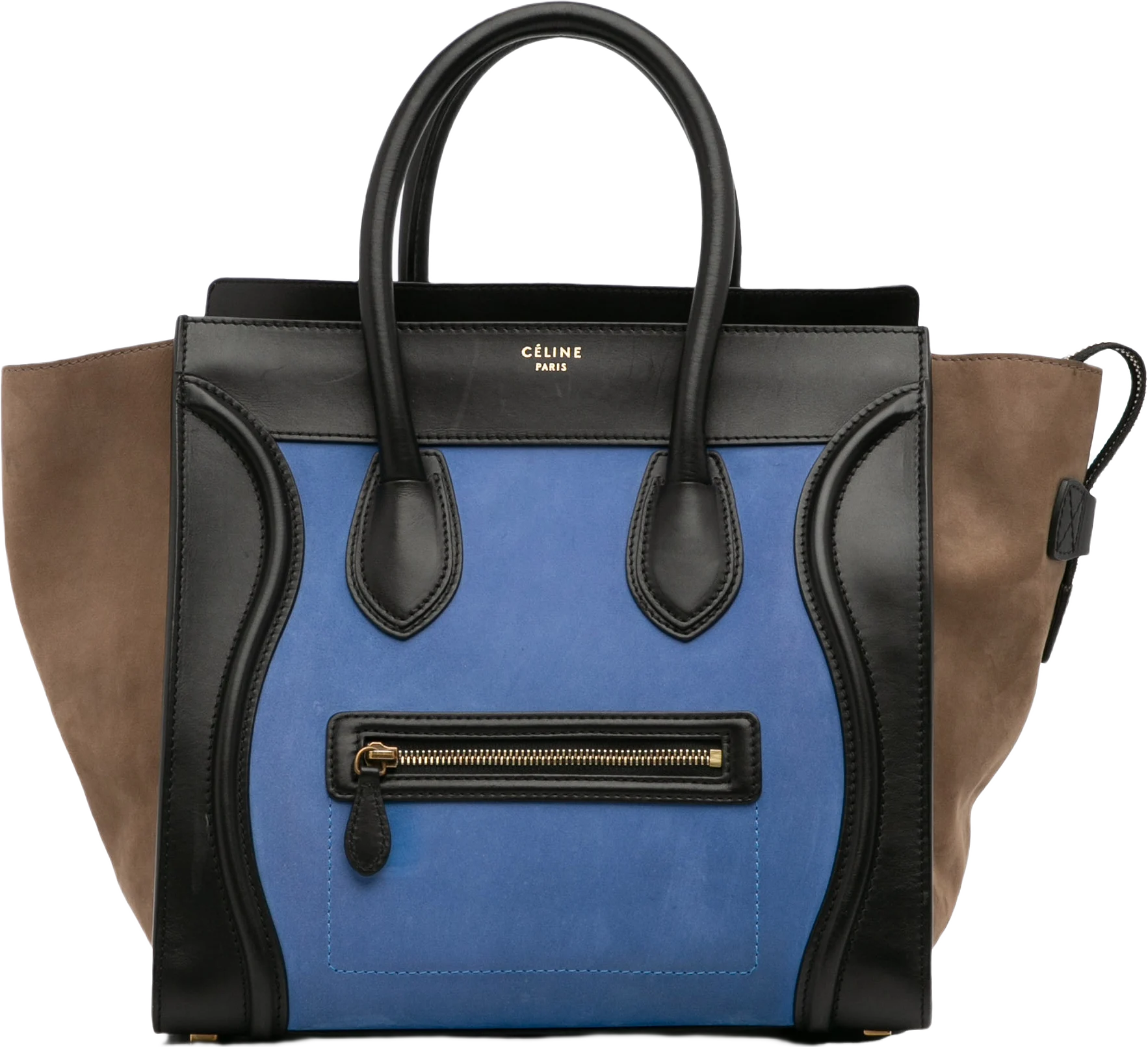 Celine Mini Tricolor Luggage Tote