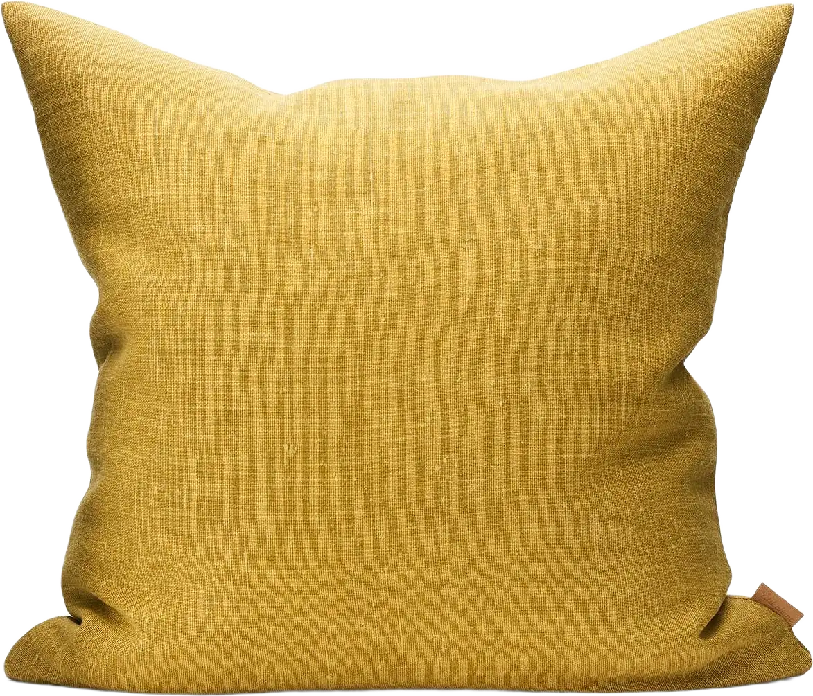 Kuddfodral Linne 50x50cm - Mustard Yellow