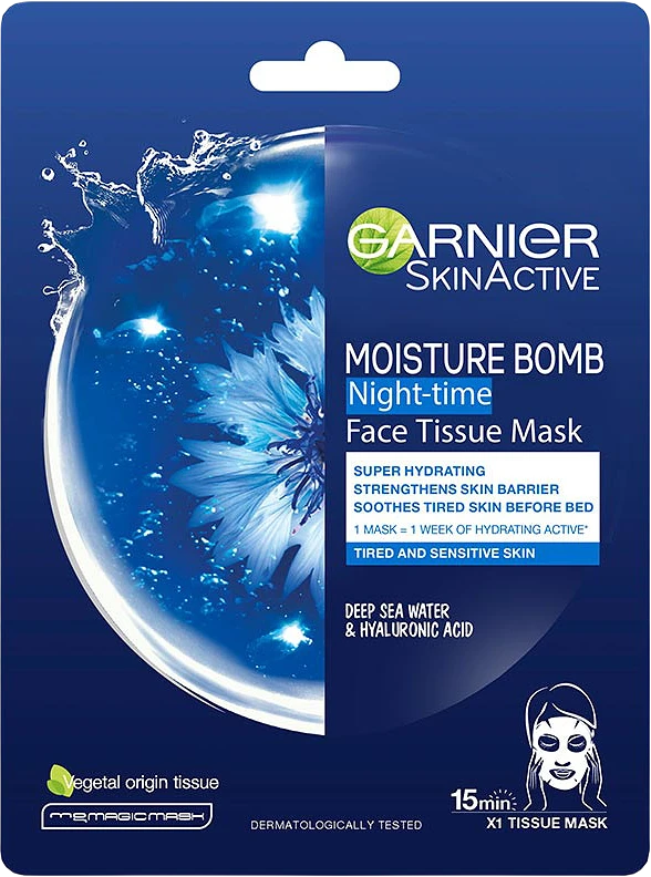 SkinActive Pure Active Mouisture Bomb Night Time Tissue Mask