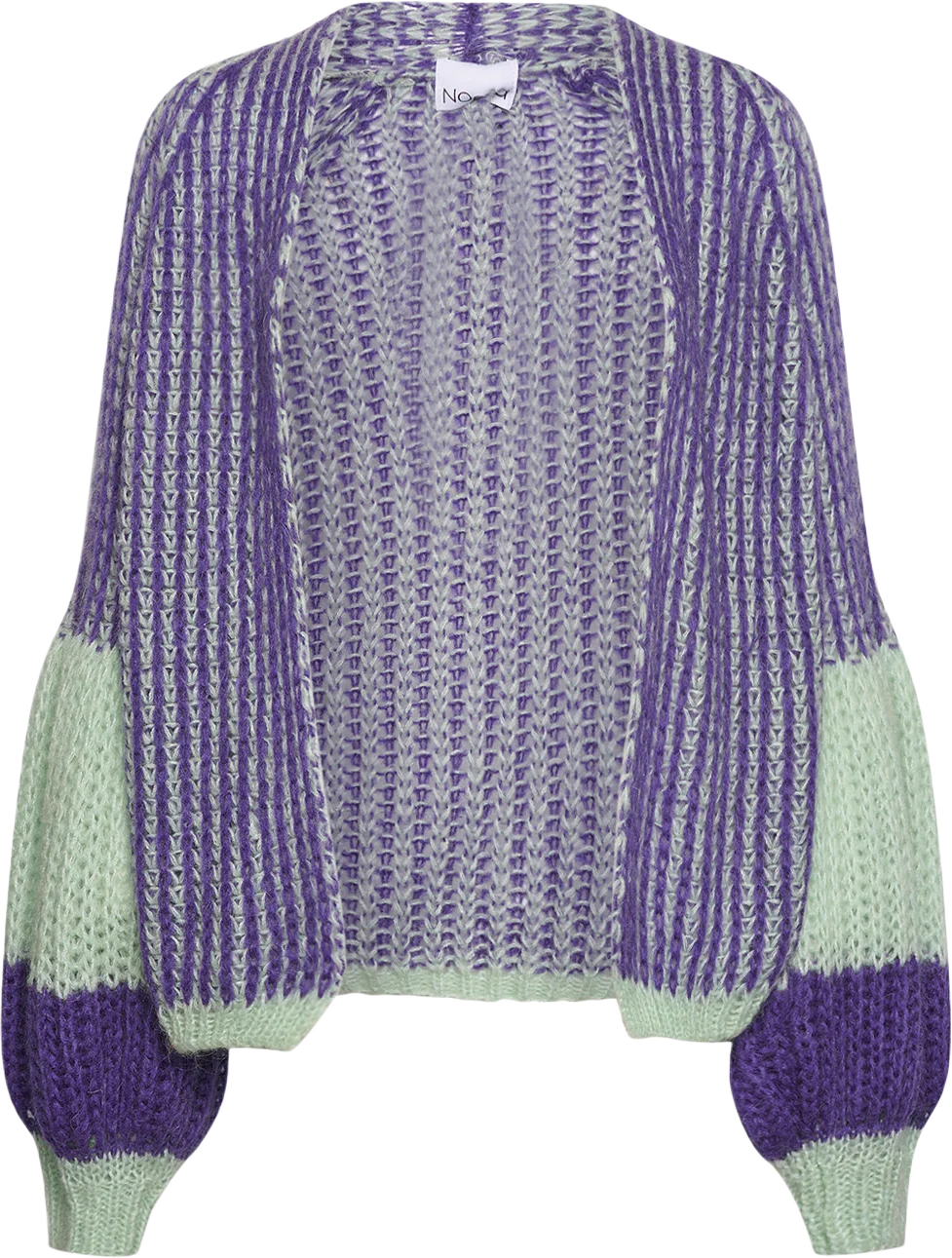 Liana Knit Cardigan - Lilac/sage