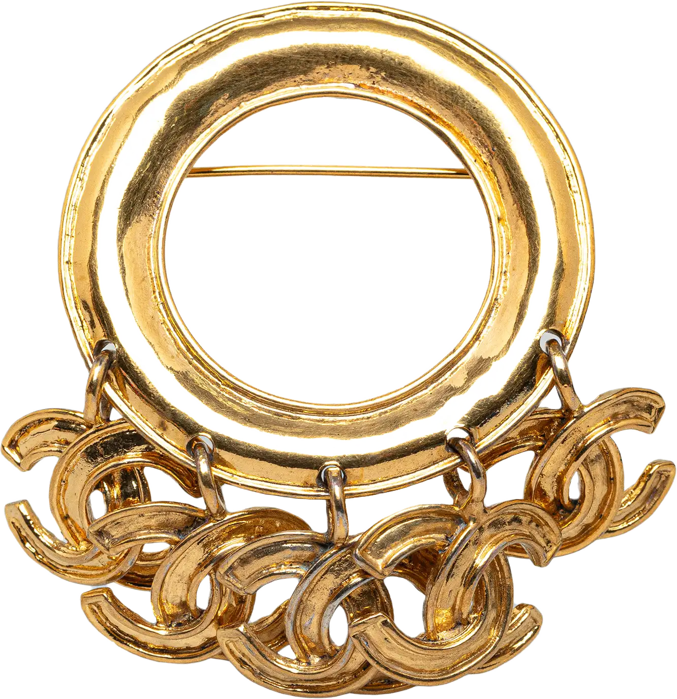 Chanel Cc Swing Brooch