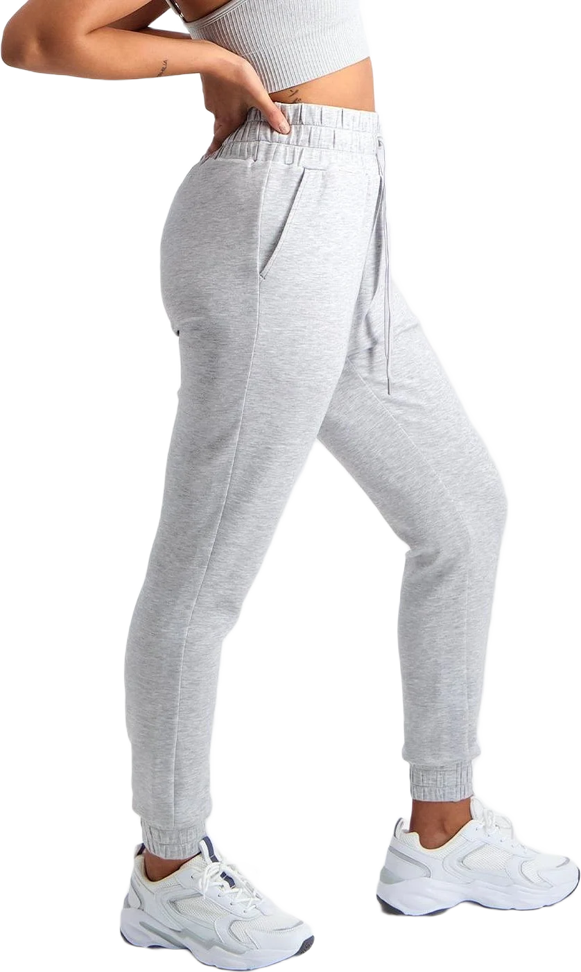 Light Grey Melange Comfy Sweatpants