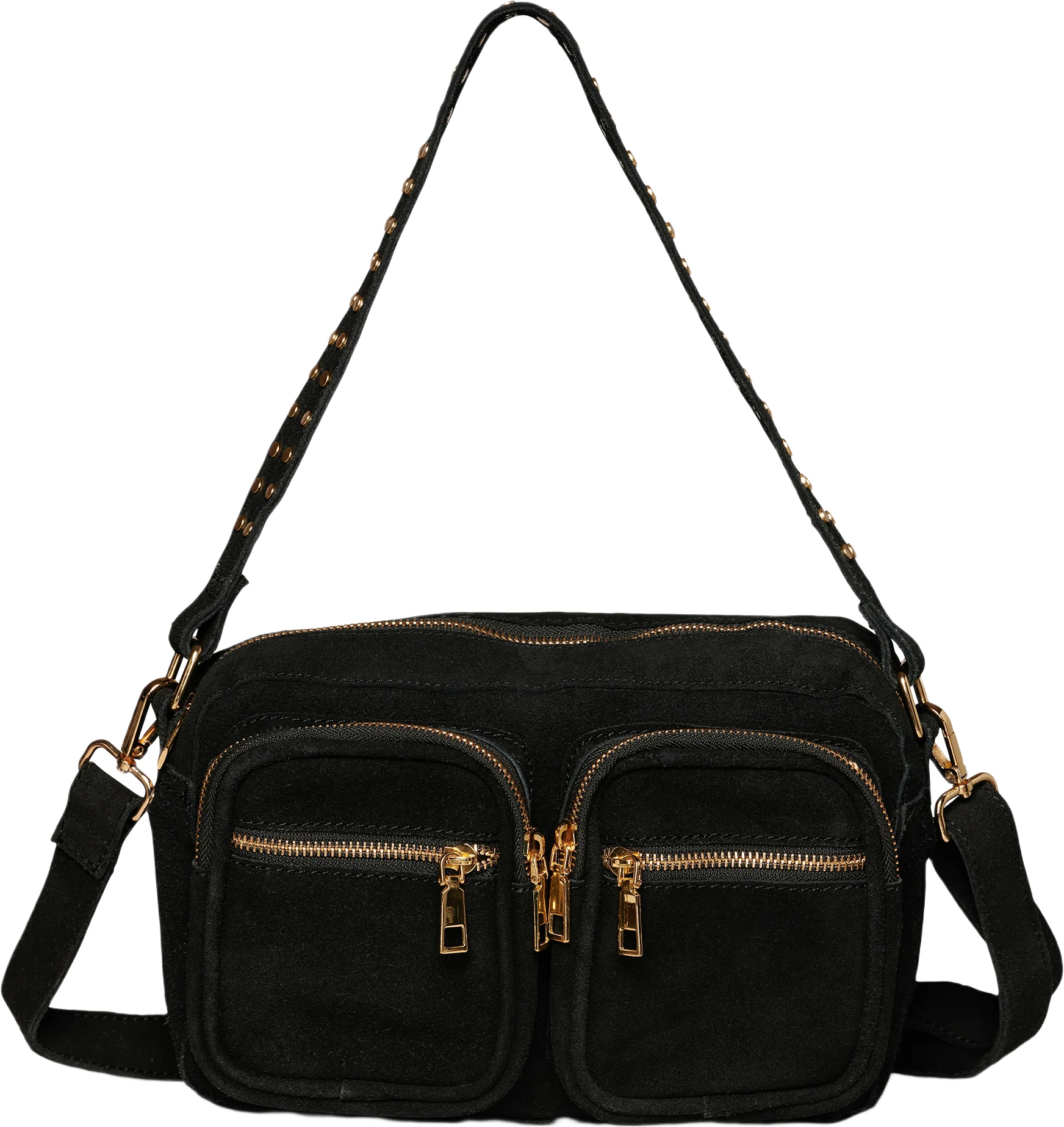 Celina Bag Real Suede Black