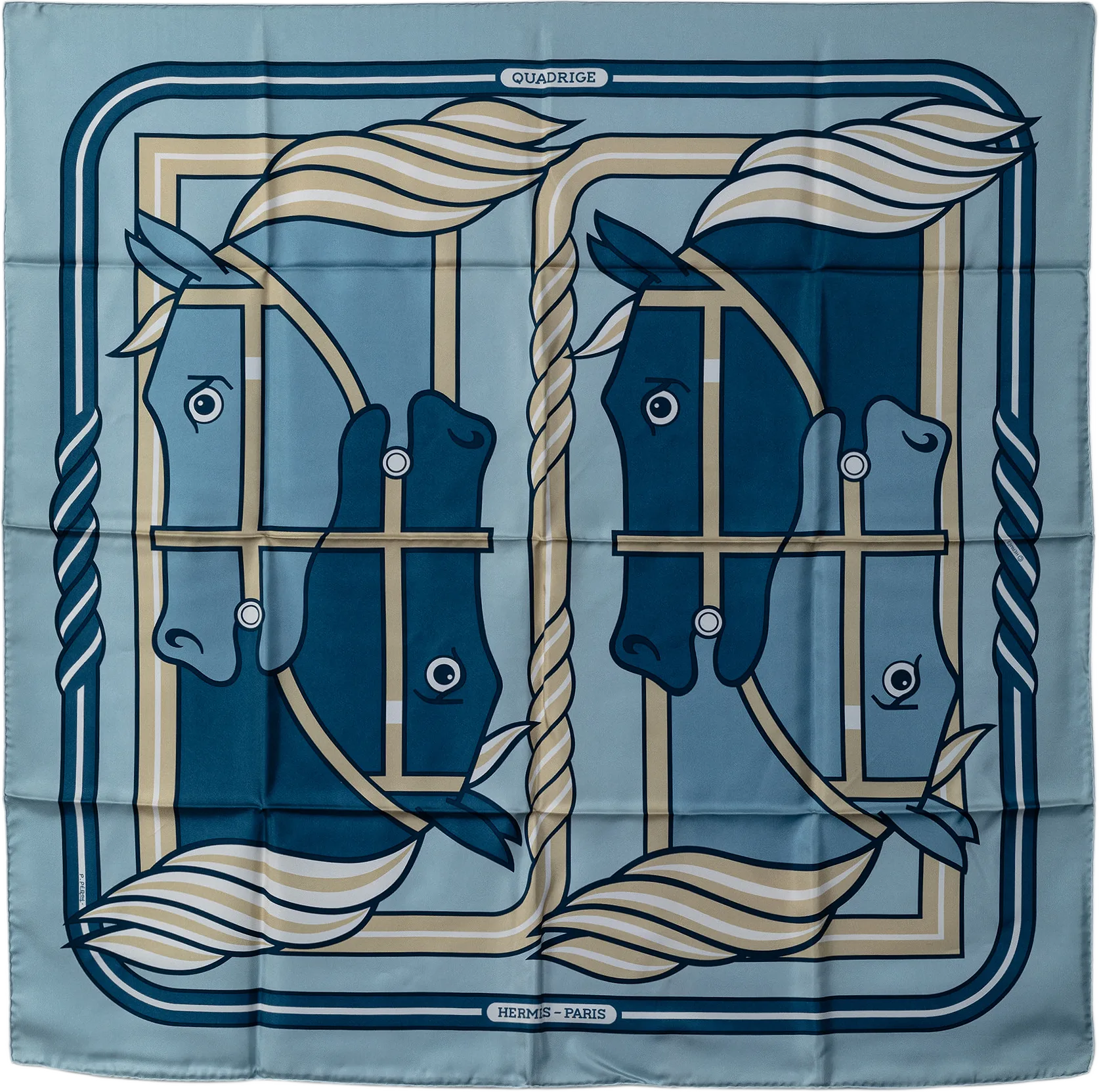 Hermes Quadrige Silk Scarf