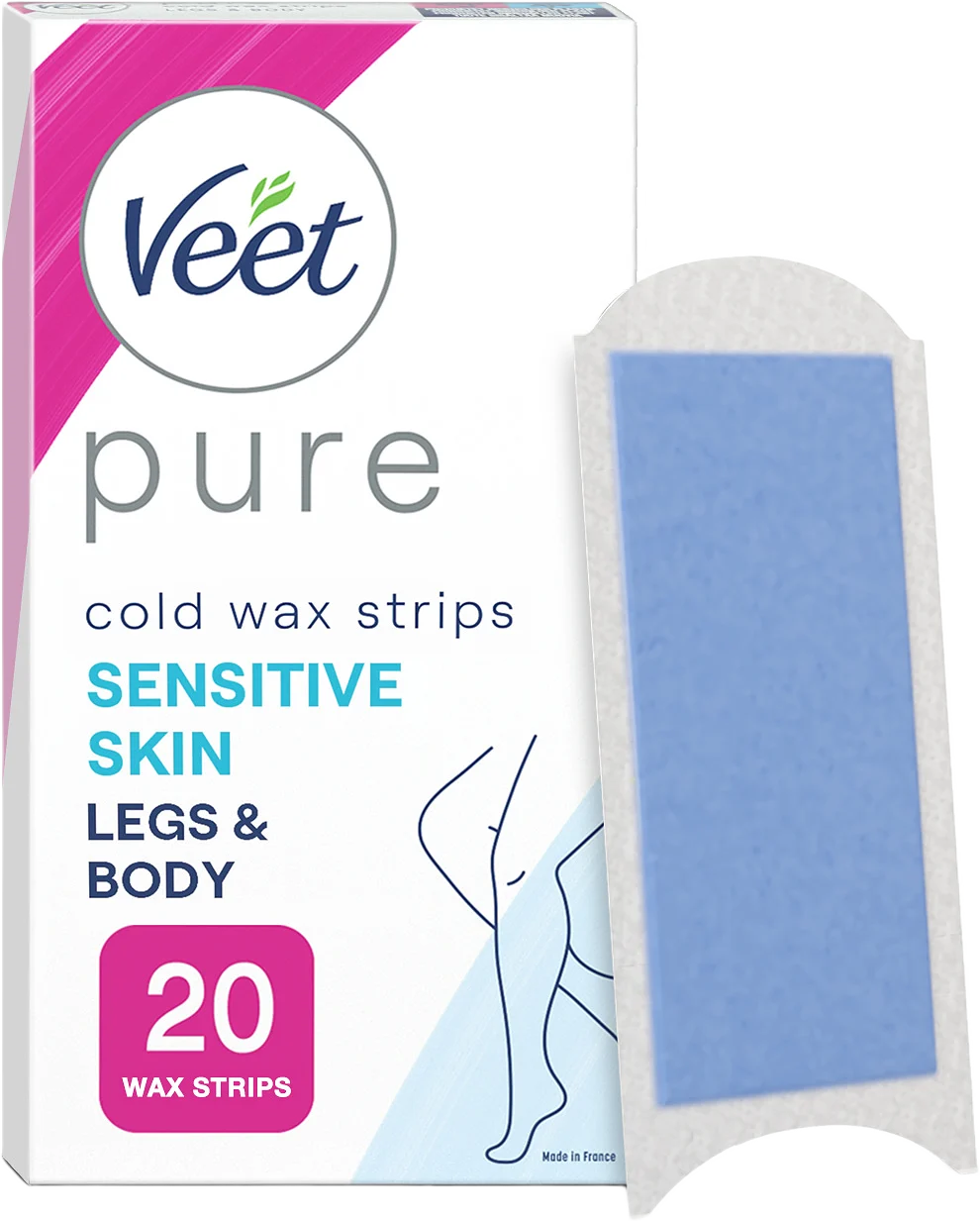 Pure Legs Sensetive Cold Wax Strips