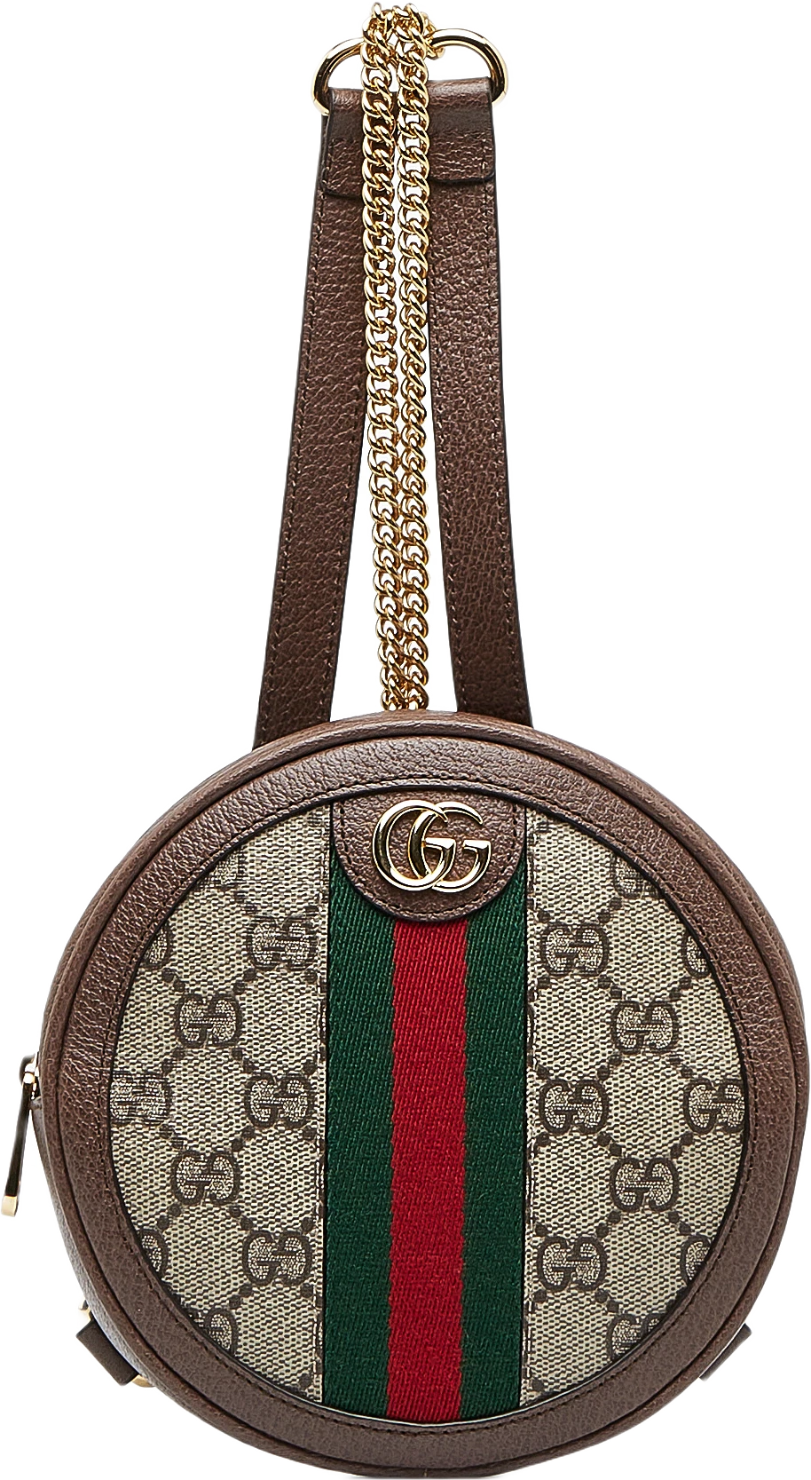 Gucci Mini Gg Supreme Round Ophidia Backpack