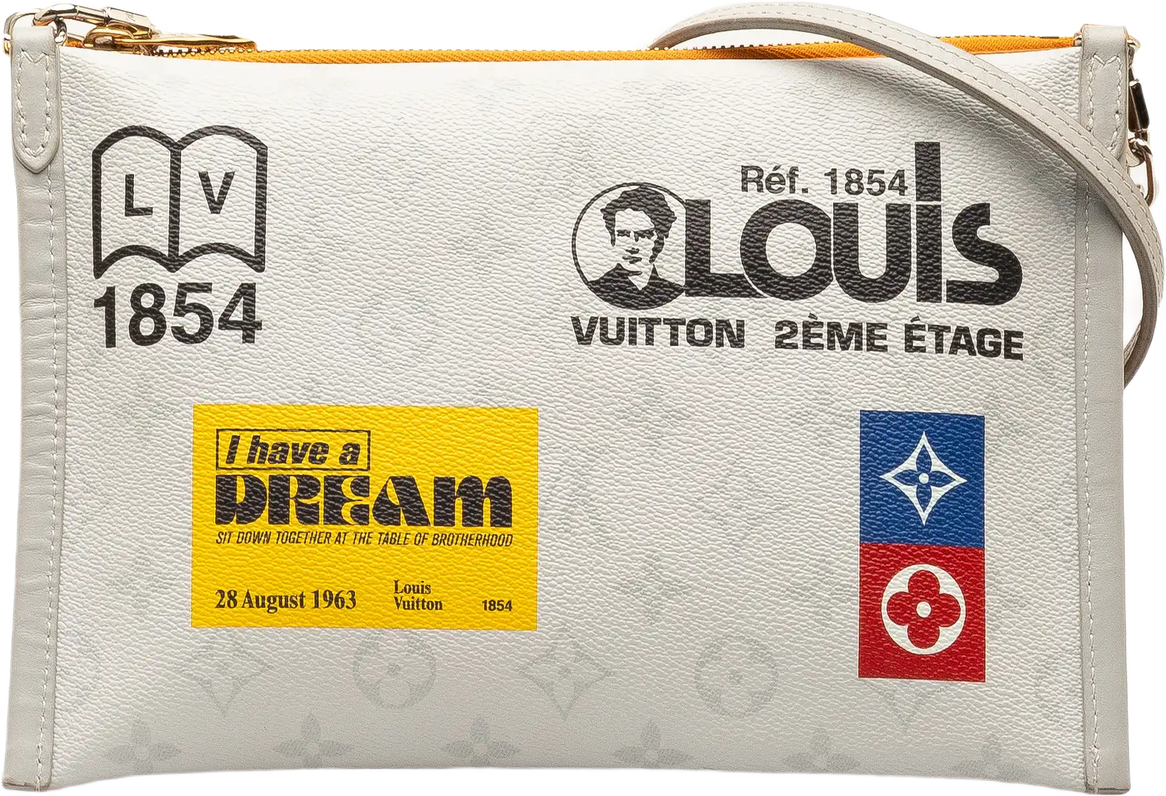 Louis Vuitton Monogram Antartica Double Flat Messenger
