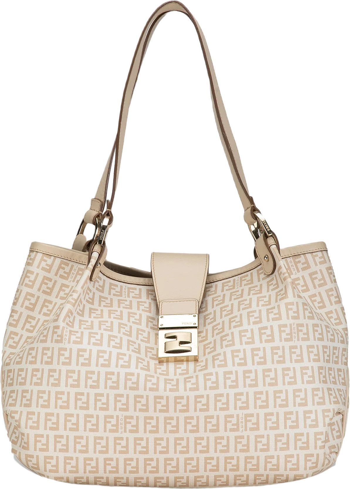 Fendi Zucchino Spalmati Chiusura Tote