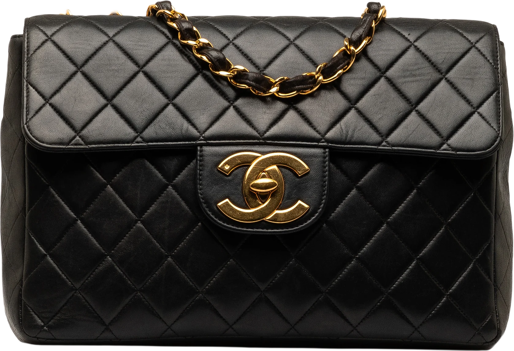 Chanel Jumbo Xl Classic Lambskin Single Flap