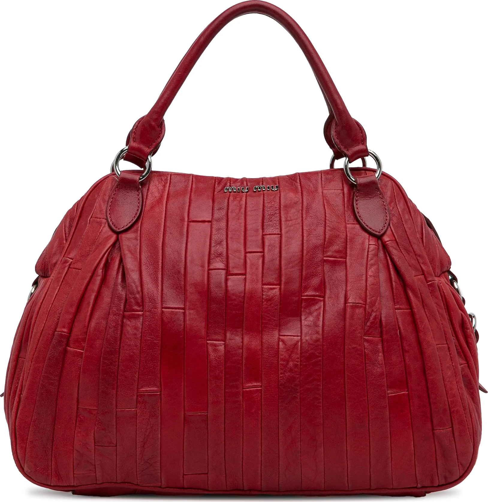 Miu Miu Quilted Leather Tote Bag