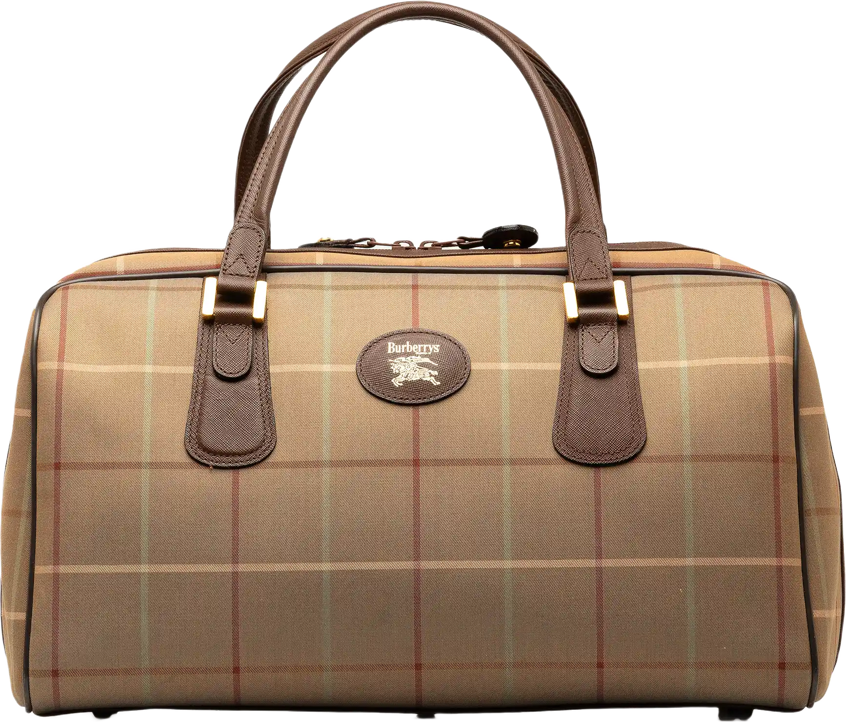 Burberry Vintage Check Boston Bag