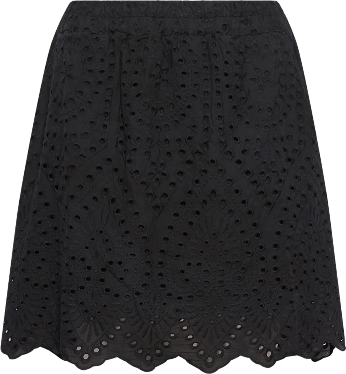 Dalia, Midi Skirt, Cotton - Black