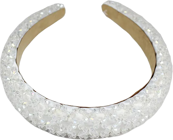 Diadem Med Fasetterade Stenar 3 Cm