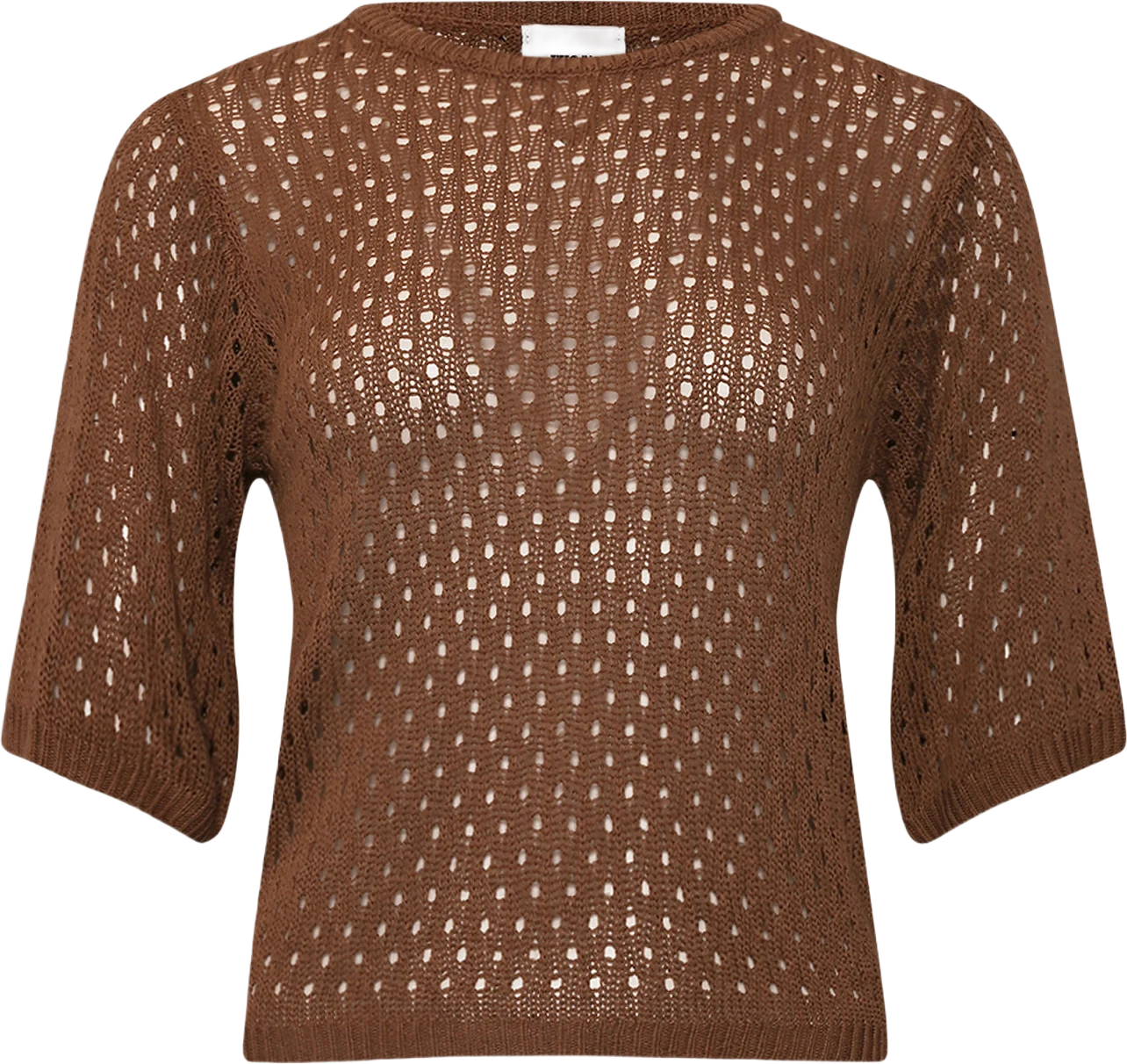 Ea, Knit Jumper, Viscose - Light Brown