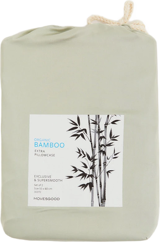 Bambu lyocell kuddfodral 2-pack 50x60