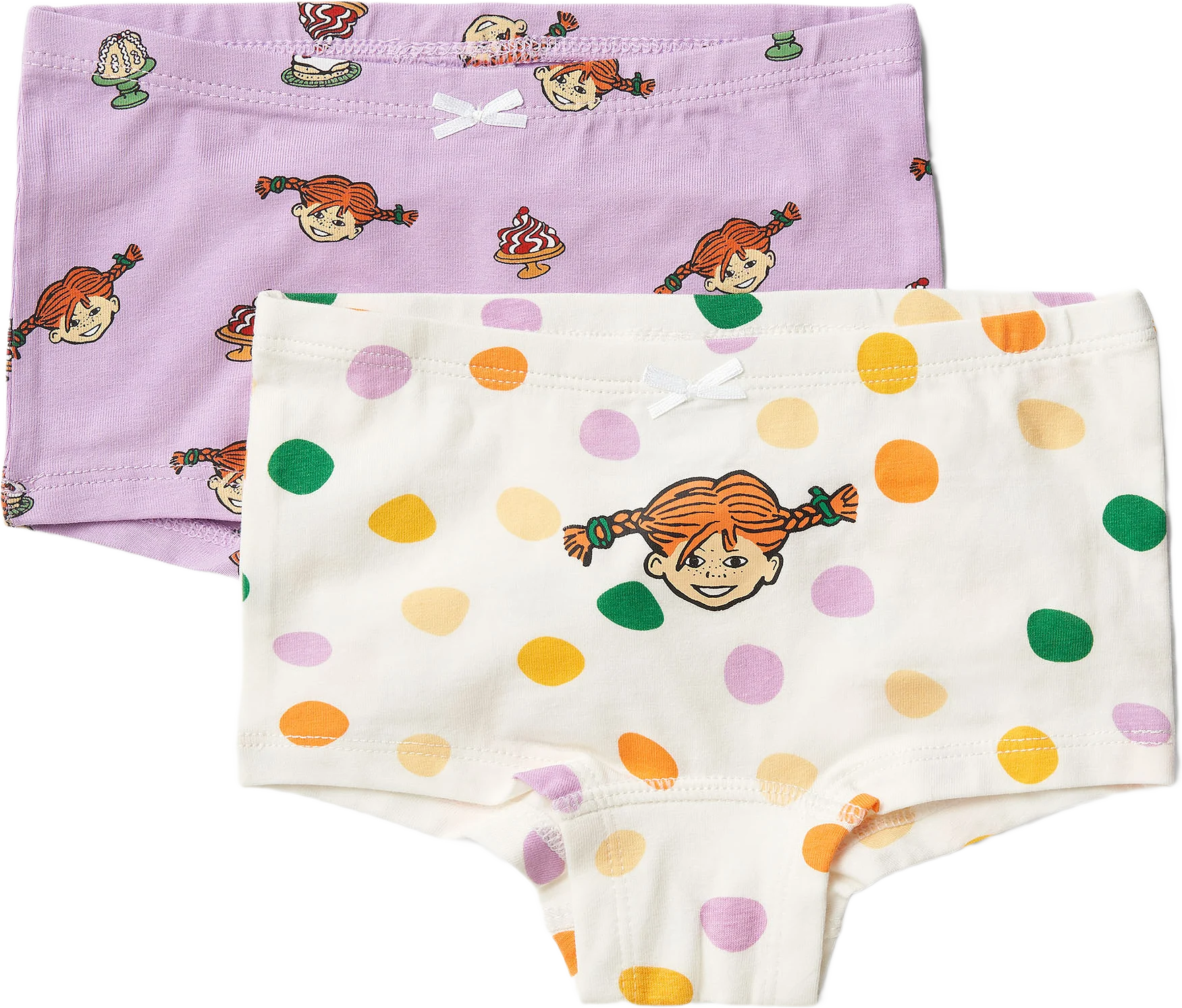 Boxertrosor med Pippi-print KLING, 2-pack