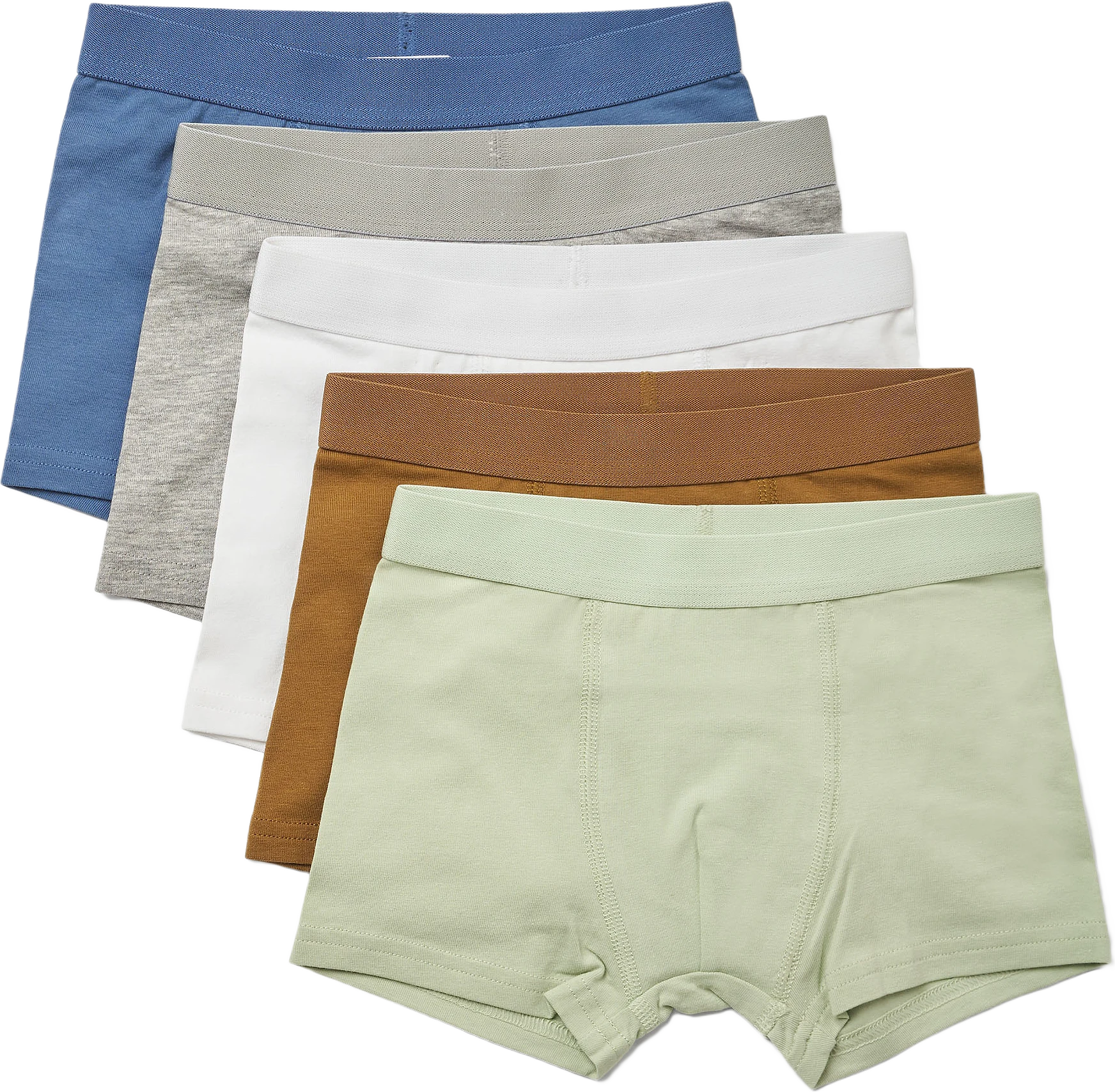 Enfärgade boxershorts TEDDY, 5-pack