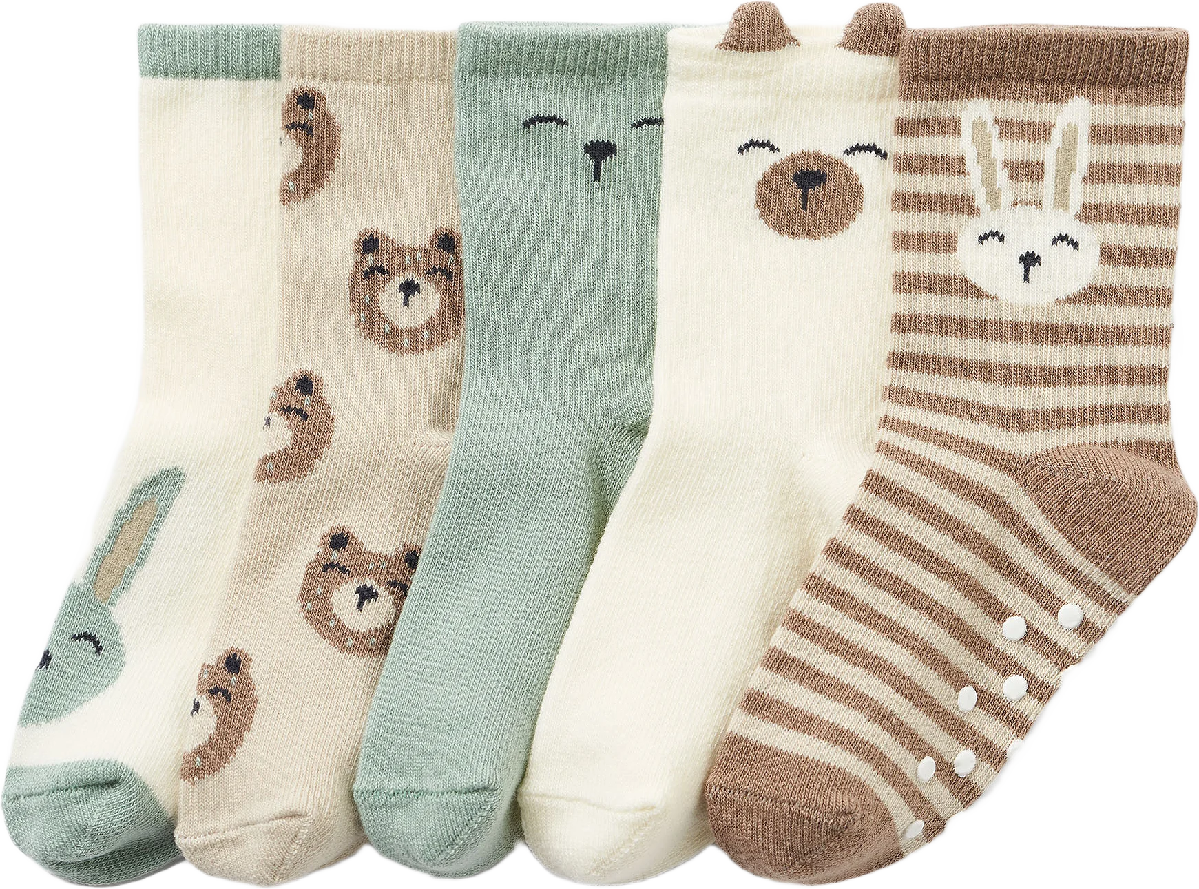 BABY SOCKS AOP 5-p