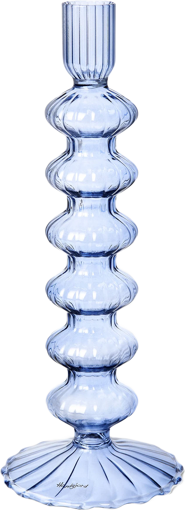 Ljusstake i glas CELIA 22,5 cm