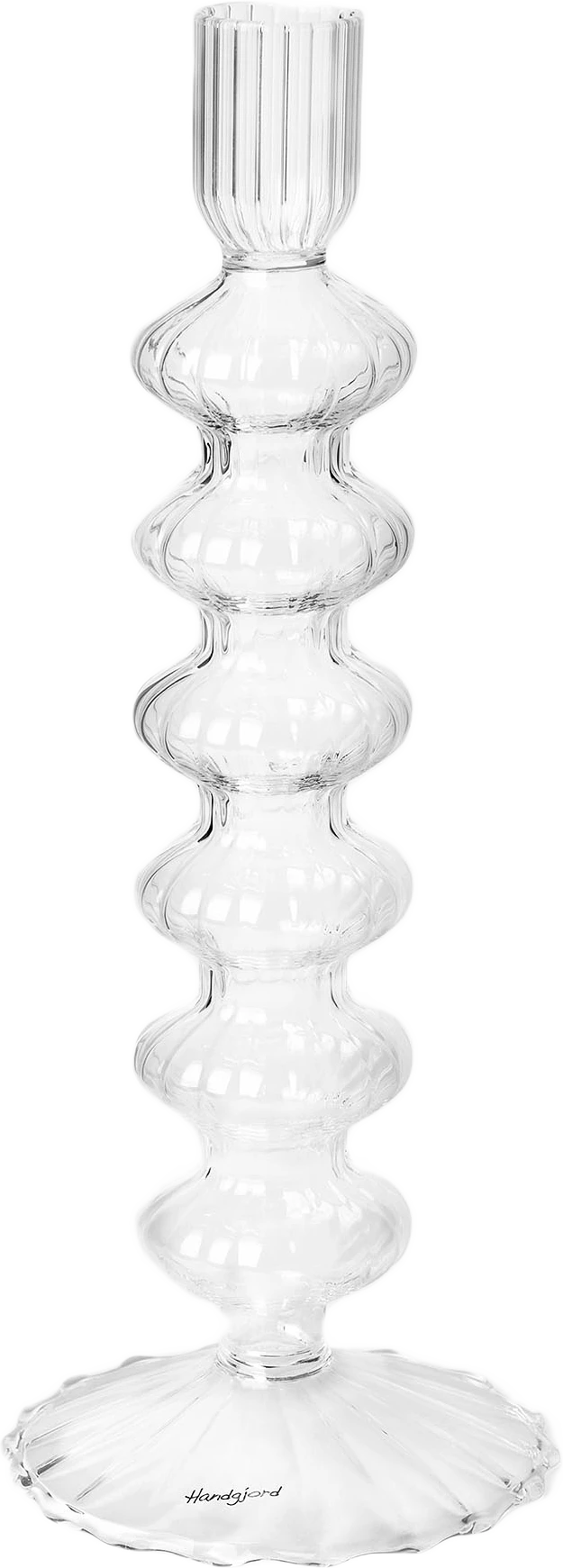 Ljusstake i glas CELIA 22,5 cm