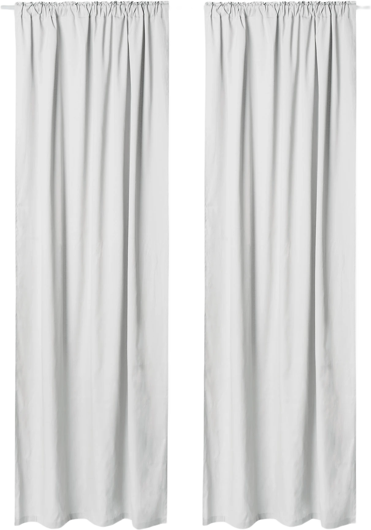 Enfärgad gardin PAULINA 130x300 cm, 2-pack