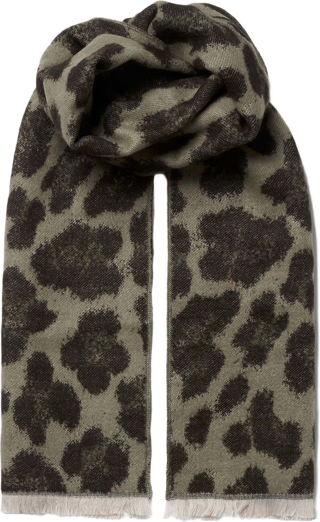 Leopardmönstrad scarf IDA