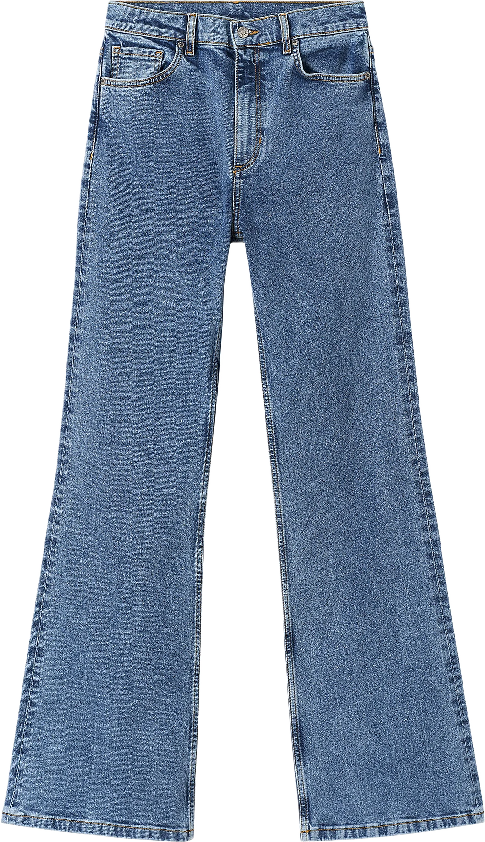 Raka jeans med hög midja CINDY